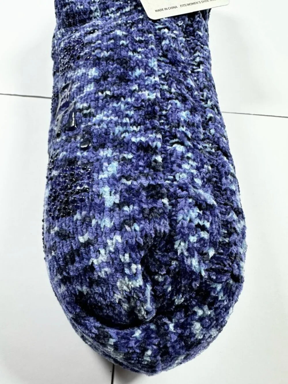 Muk Luks Slipper Socks L/XL (8 X 10)‎ Infused Blue/Purple/Multi Colored NWT